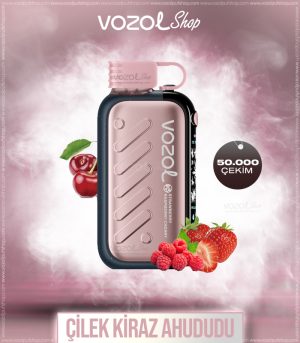 Vozol Gear Ice & Sweet 50000 Strawberry Raspberry Cherry